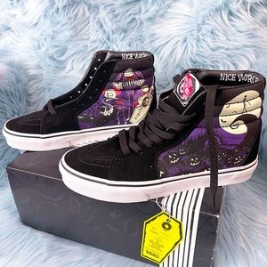 Limited Edition Disney Nightmare Before Christmas x Vans High Tops size 8Women